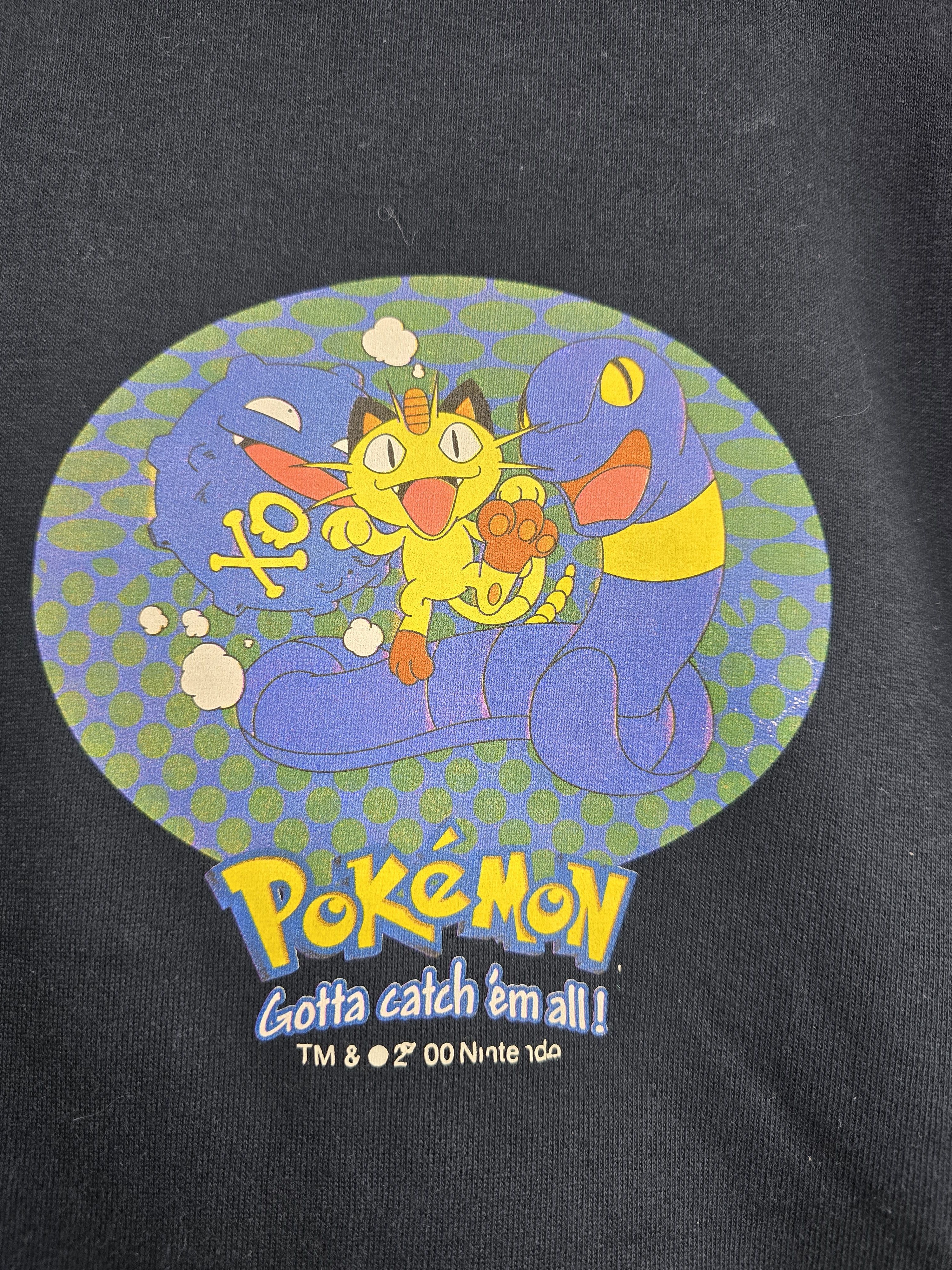 Anime × Pokemon × Vintage 2000 Pokémon Meowth Crewneck M 20" 26.5" Size US M / EU 48-50 / 2 - 3 Thumbnail