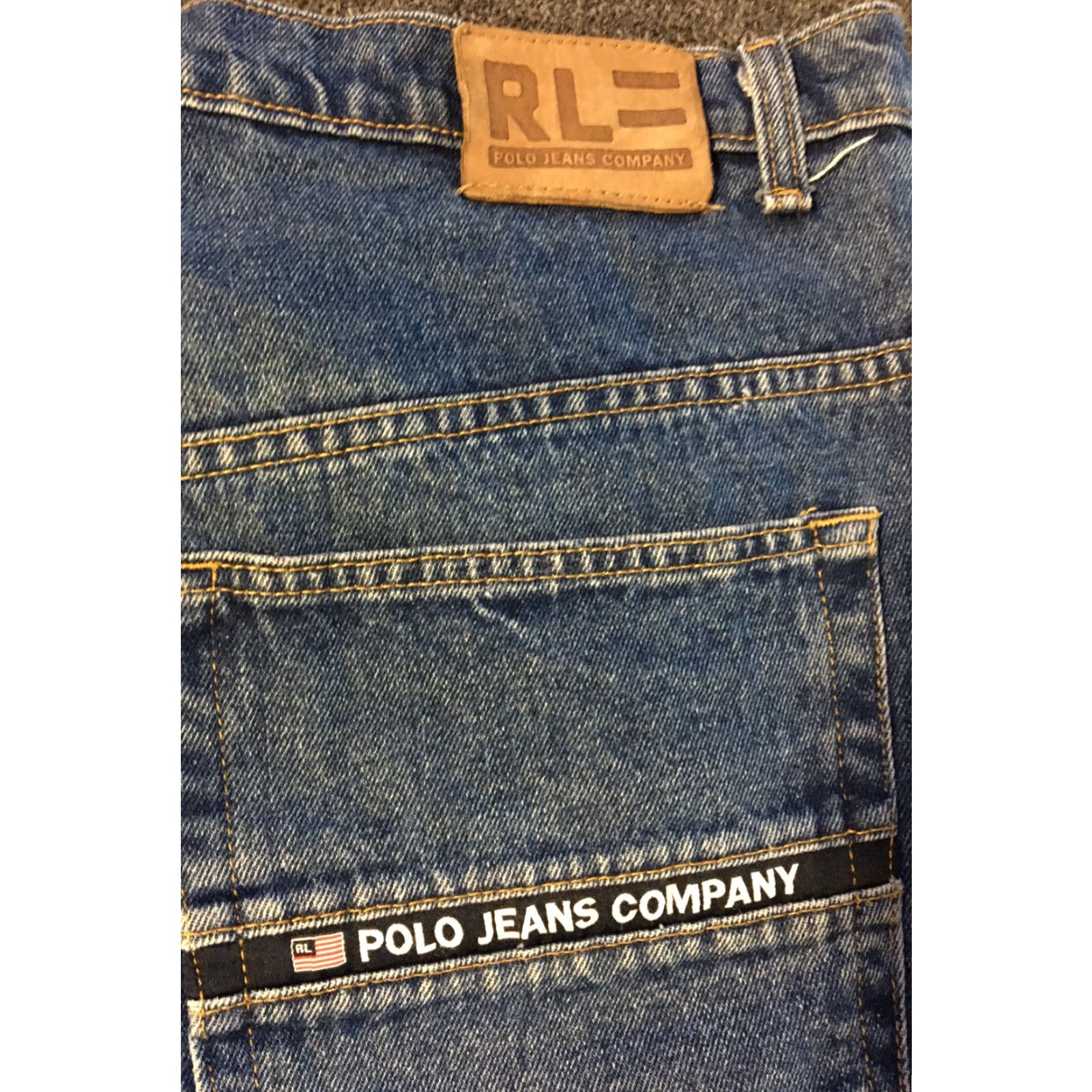 Polo Ralph Lauren VINTAGE Polo Ralph Lauren Jeans 38/35 Men Jeans Blue 90s Workwear Hip Hop Biker Cowboy Western Retro Rock Punk Hiking Camping USA Size US M / EU 48-50 / 2 - 2 Thumbnail
