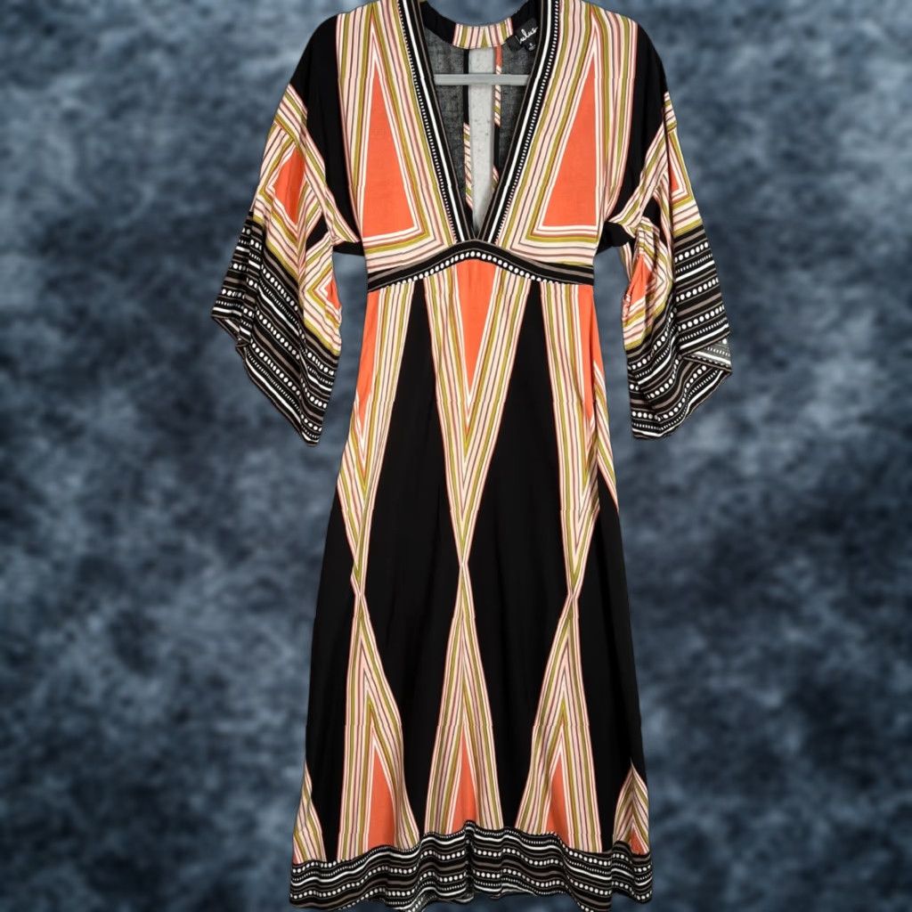 knee length dresses for ladies Raffie | Plum Long-Sleeve Midi Dress with Satin Wrap Skirt main image 1
