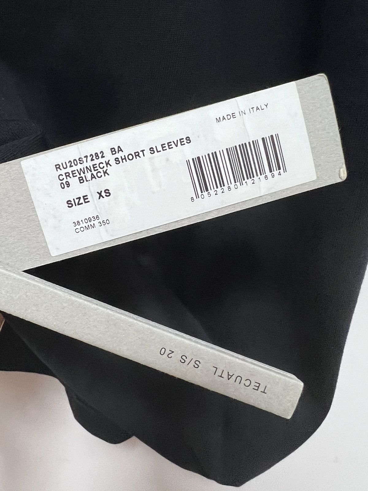 Rick Owens Rick Owens CREWNECK SHORT SLEEVES Size US XS / EU 42 / 0 - 5 Thumbnail