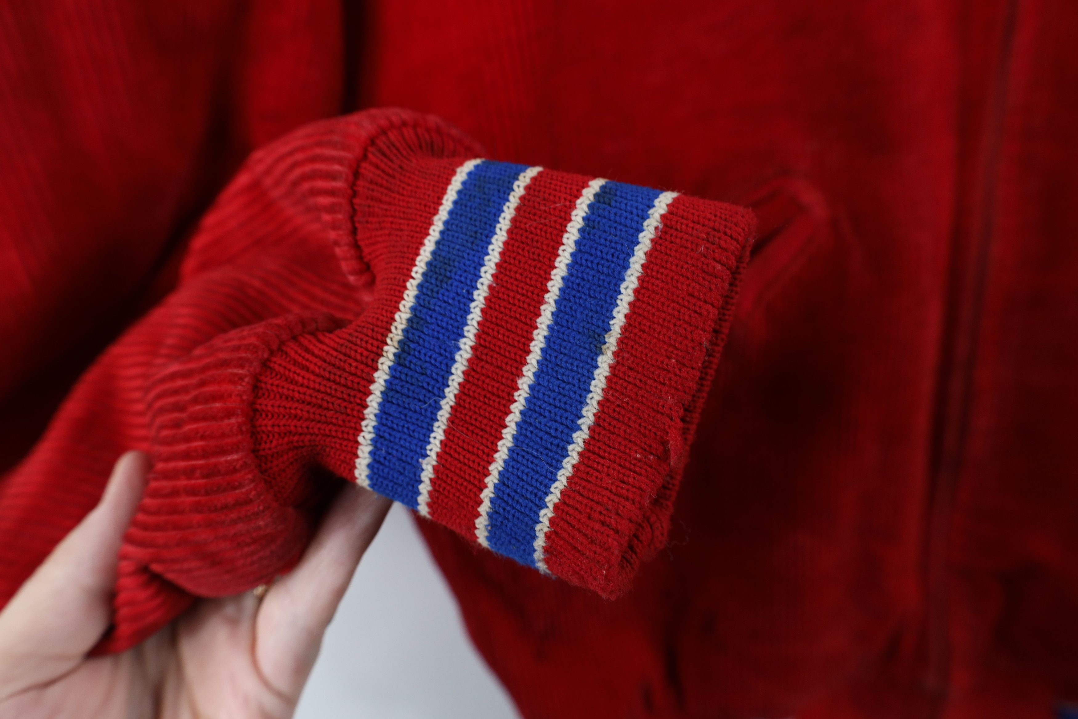 Vintage Vintage 80s All American Cheerleader Corduroy Jacket USA Size XXL / US 16-18 / IT 52-54 - 7 Thumbnail
