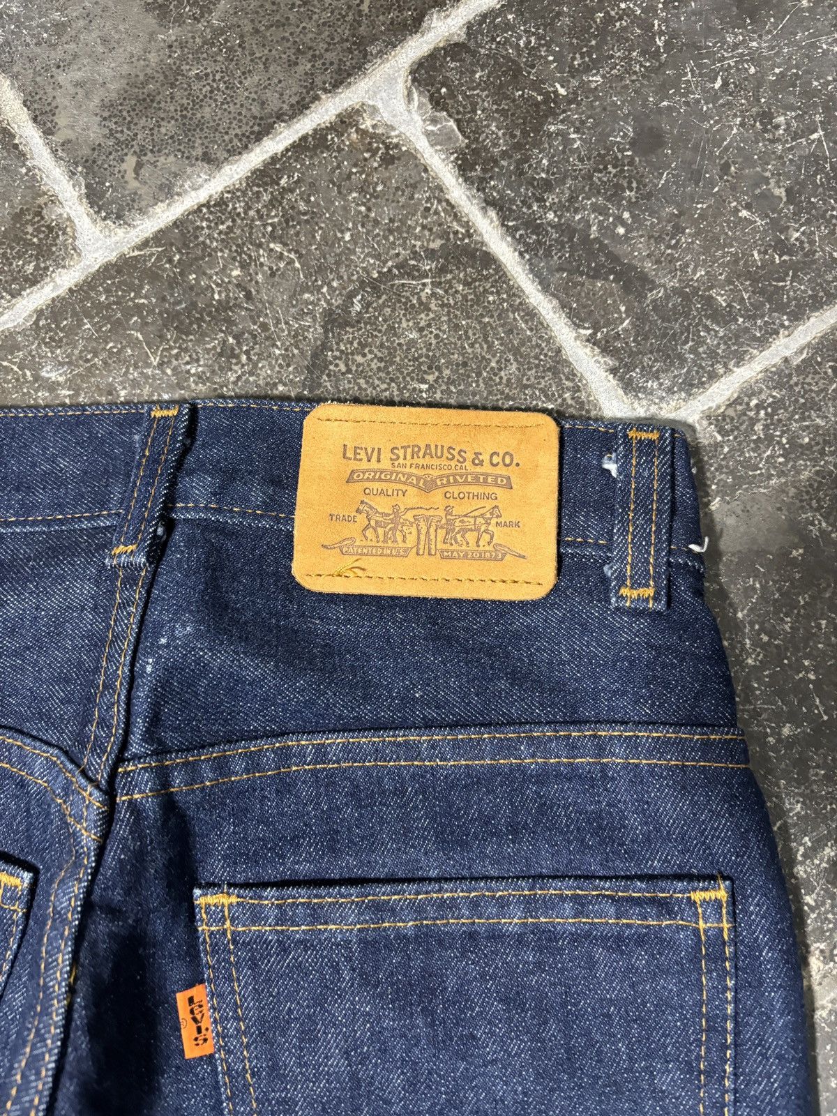Levi's 1990’s Levi’s Orange Tab 506 Made in Canada Vintage Dark Wa Size 26" / US 2 / IT 38 - 4 Thumbnail