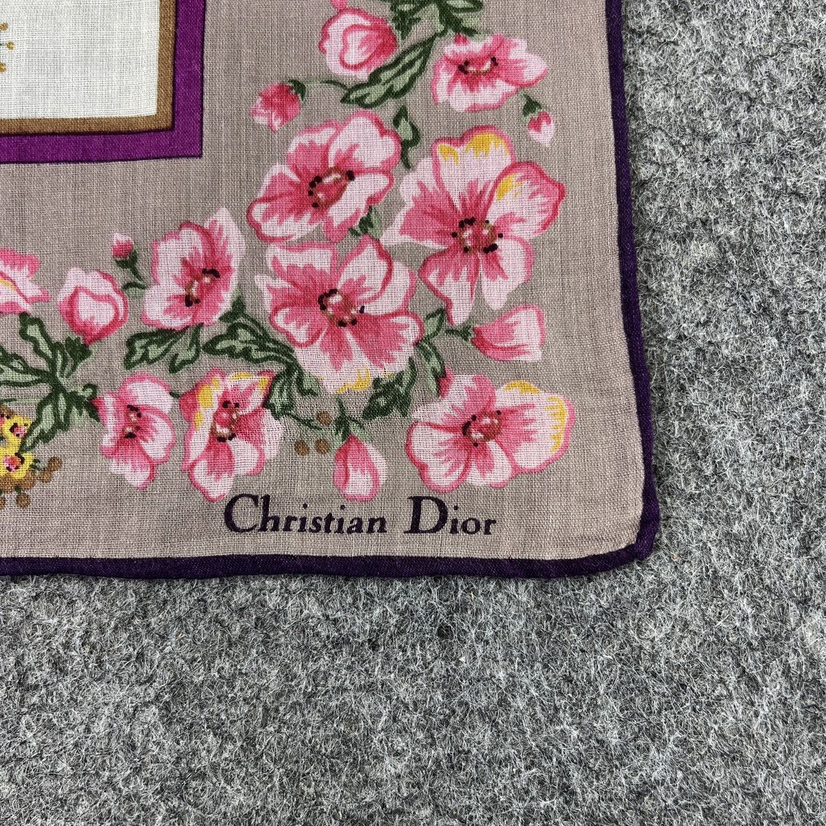 Vintage Christian Dior Handkerchief / Bandana / Neckerchief B741 Size ONE SIZE - 2 Thumbnail