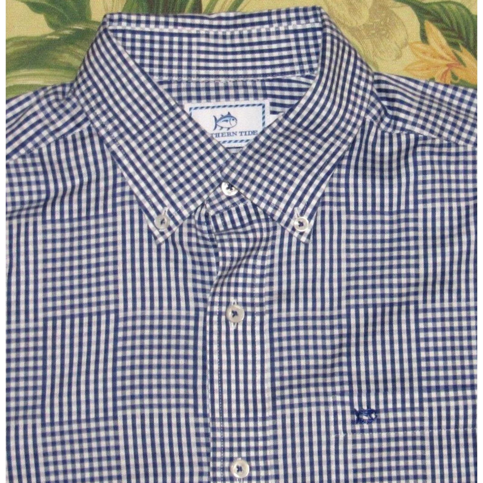 Southern Tide VINTAGE Mens SOUTHERN TIDE Patchwork Blue Plaid Longsleeve Button-Down Skipjack Shirt M Size US M / EU 48-50 / 2 - 2 Thumbnail