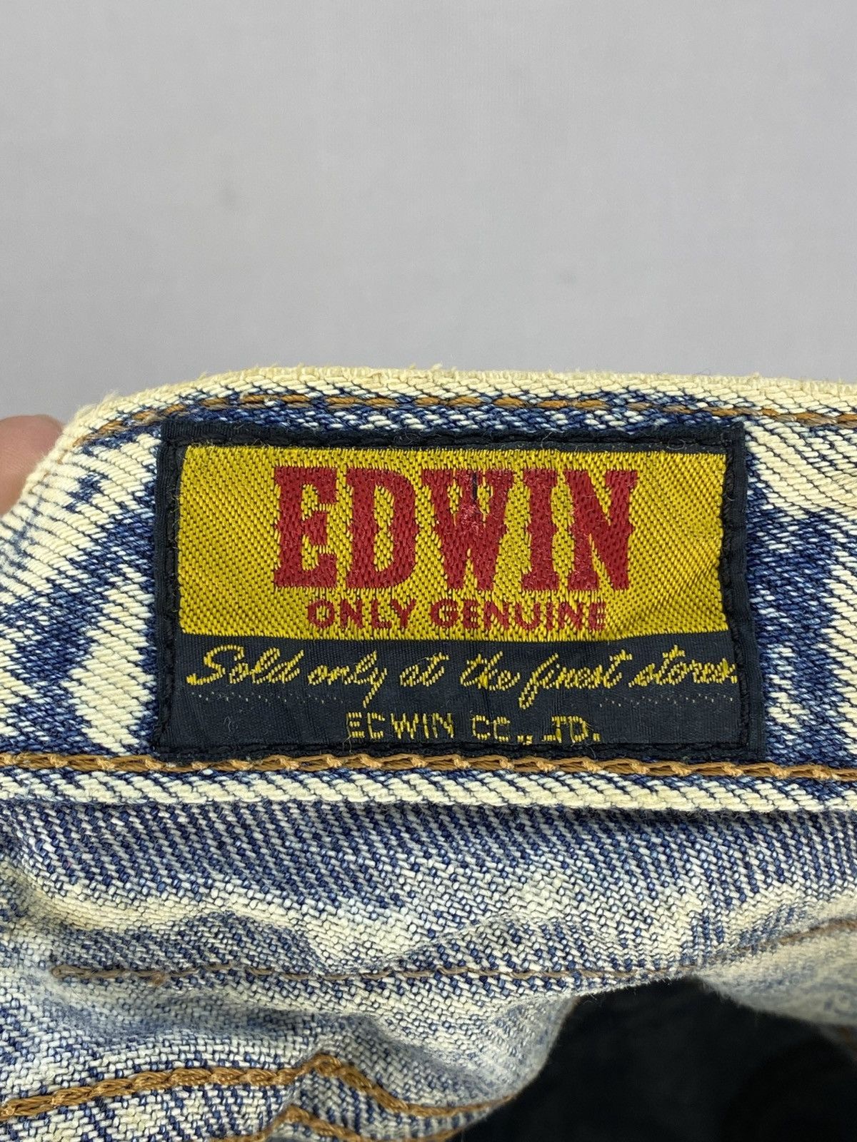 Edwin Vintage 90’s Edwin Acidwash Distressed Denim Short Pants Size US 28 / EU 44 - 12 Thumbnail