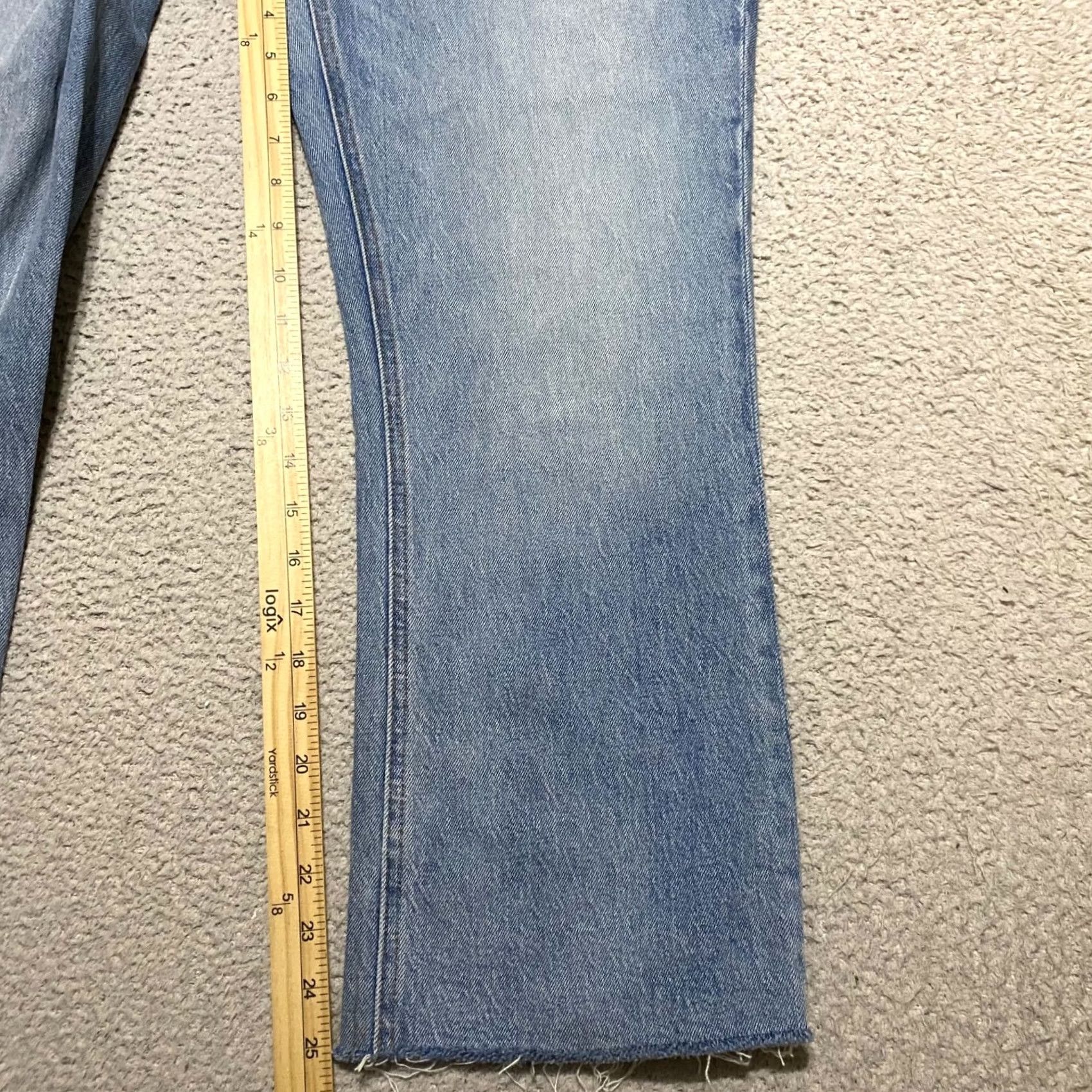 J.Crew J.CREW Jeans Women's 31 Blue Denim Medium Wash Bootcut Crop High Rise 5-Pocket 25in Inseam Regular Rise Denim Shirt? Size 24" / US 00 / IT 34 - 6 Thumbnail