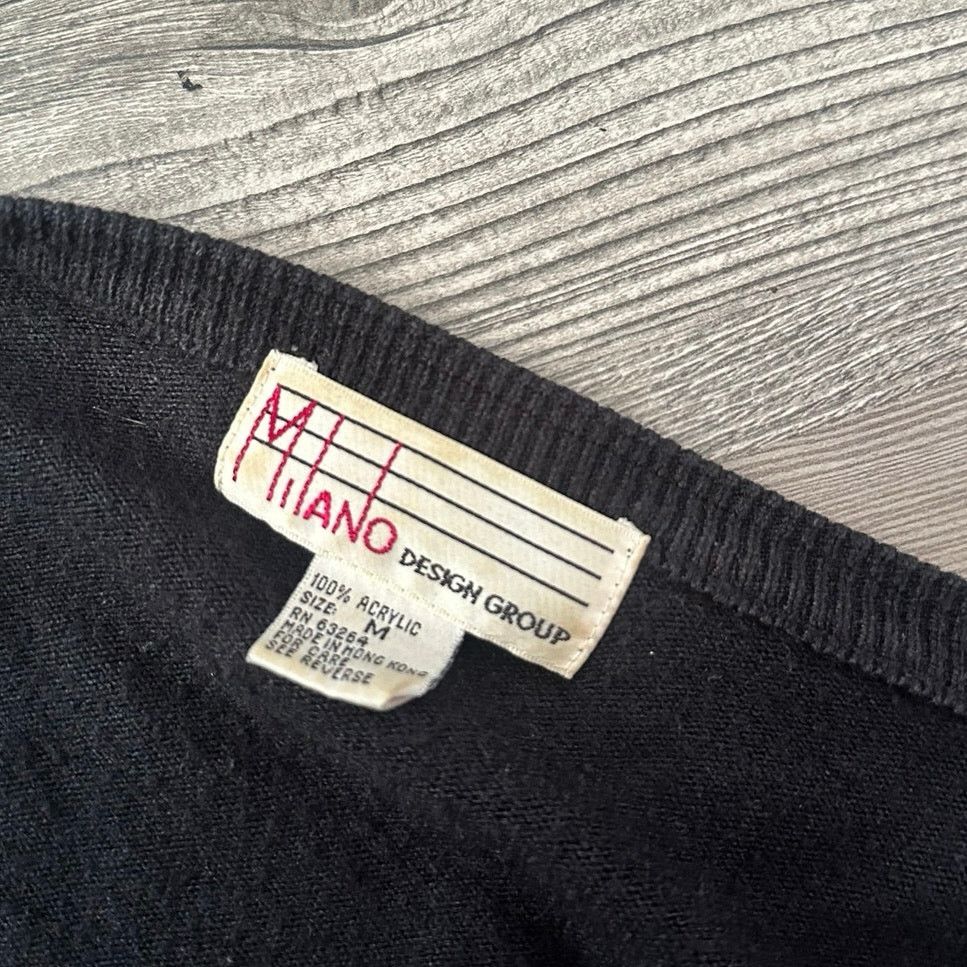 Other milano design group button up black cardigan Size M / US 6-8 / IT 42-44 - 3 Thumbnail