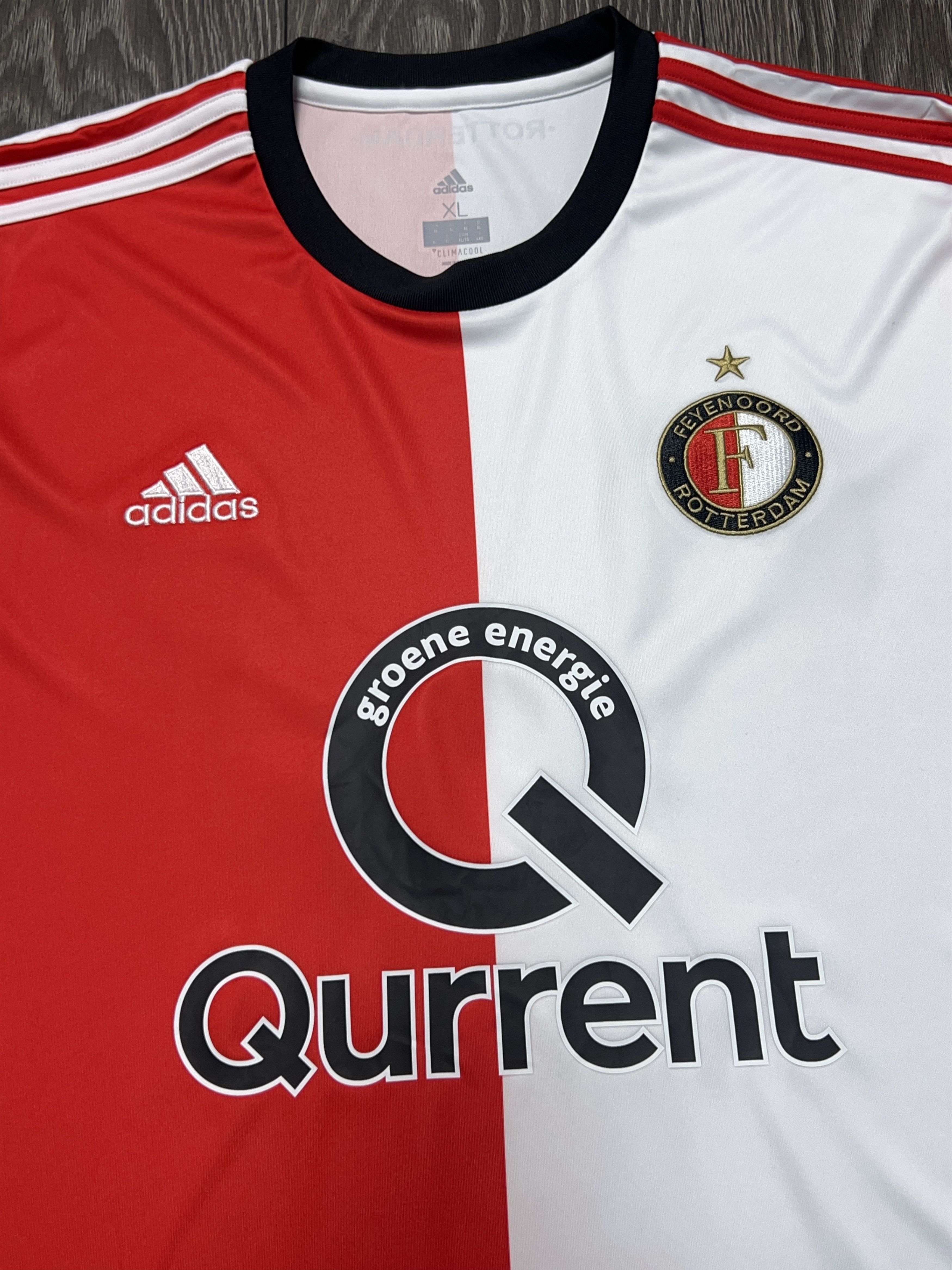 Adidas 🇳🇱 Feyenoord Rotterdam 2017 2018 Home Football Soccer XL Size US XL / EU 56 / 4 - 2 Thumbnail
