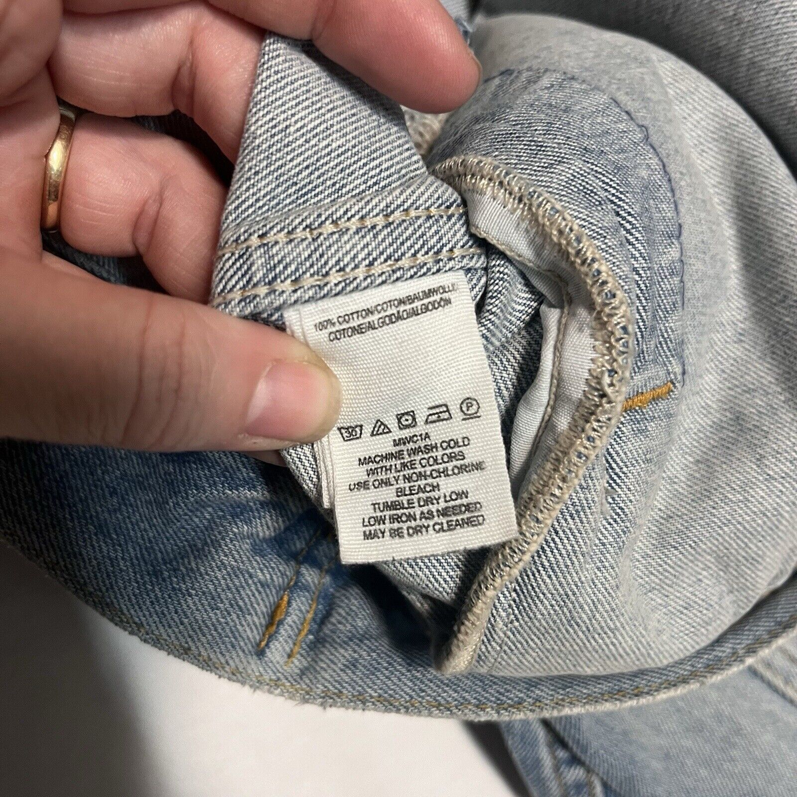 Free People Free People Denim Trucker Jacket Size M / US 6-8 / IT 42-44 - 8 Thumbnail