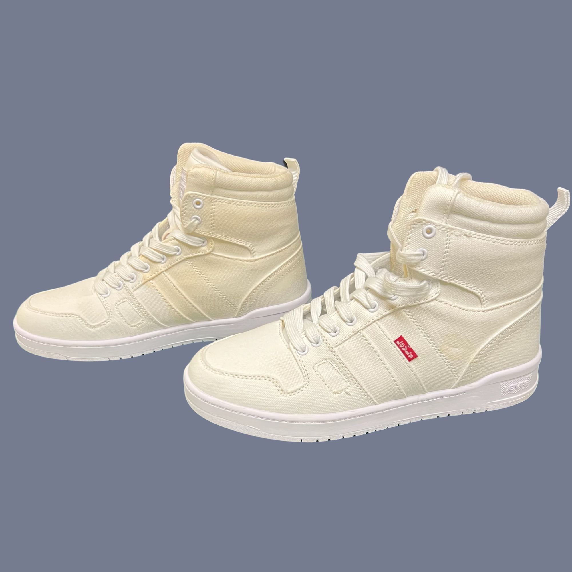 Levi's Levis Womens BB Hi CVS Sneakers Lace-Up High-Top Shoes Size Size US 8 / IT 38 - 3 Thumbnail