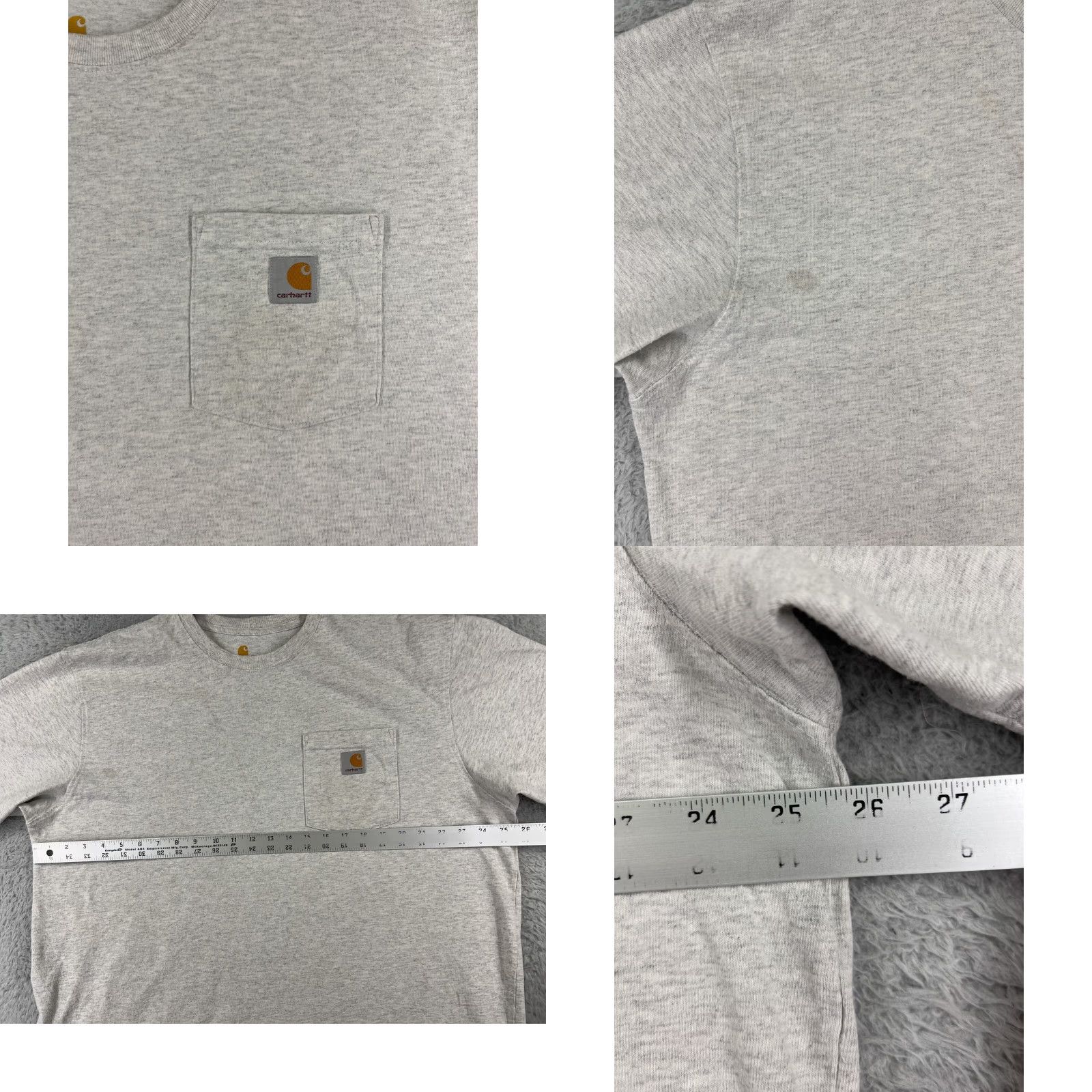 Carhartt Carhartt Shirt Mens XL Gray Short Sleeve Crew Neck 100% Cotton Size US XL / EU 56 / 4 - 8 Thumbnail