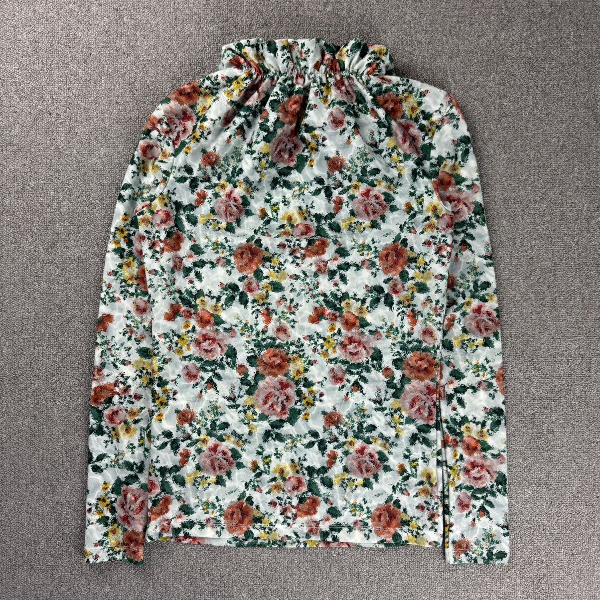 Golden Goose Golden Goose - GGDB - Ruffle Neck Floral Long Sleeve Size XS / US 0-2 / IT 36-38 - 6 Thumbnail