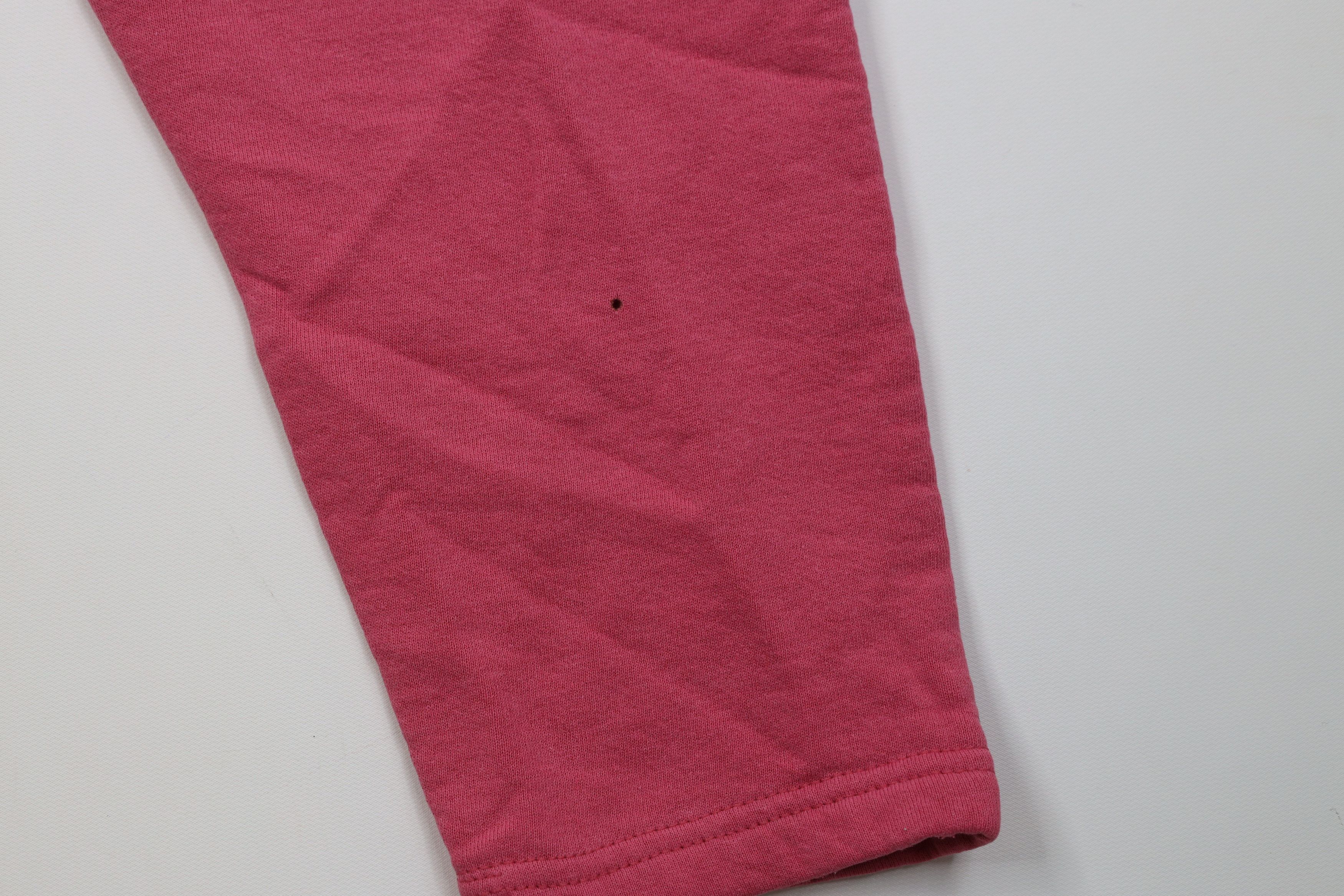 Vintage Vintage 90s Streetwear Blank Tapered Leg Sweatpants Pink USA Size 31" - 6 Thumbnail