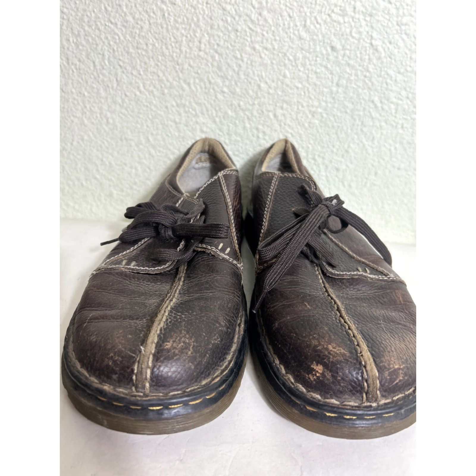 Dr. Martens Dr Martens Mens 8 US Brown Leather Split Toe Lace Up Casual Oxford 11232 Size US 8 / EU 41 - 6 Thumbnail