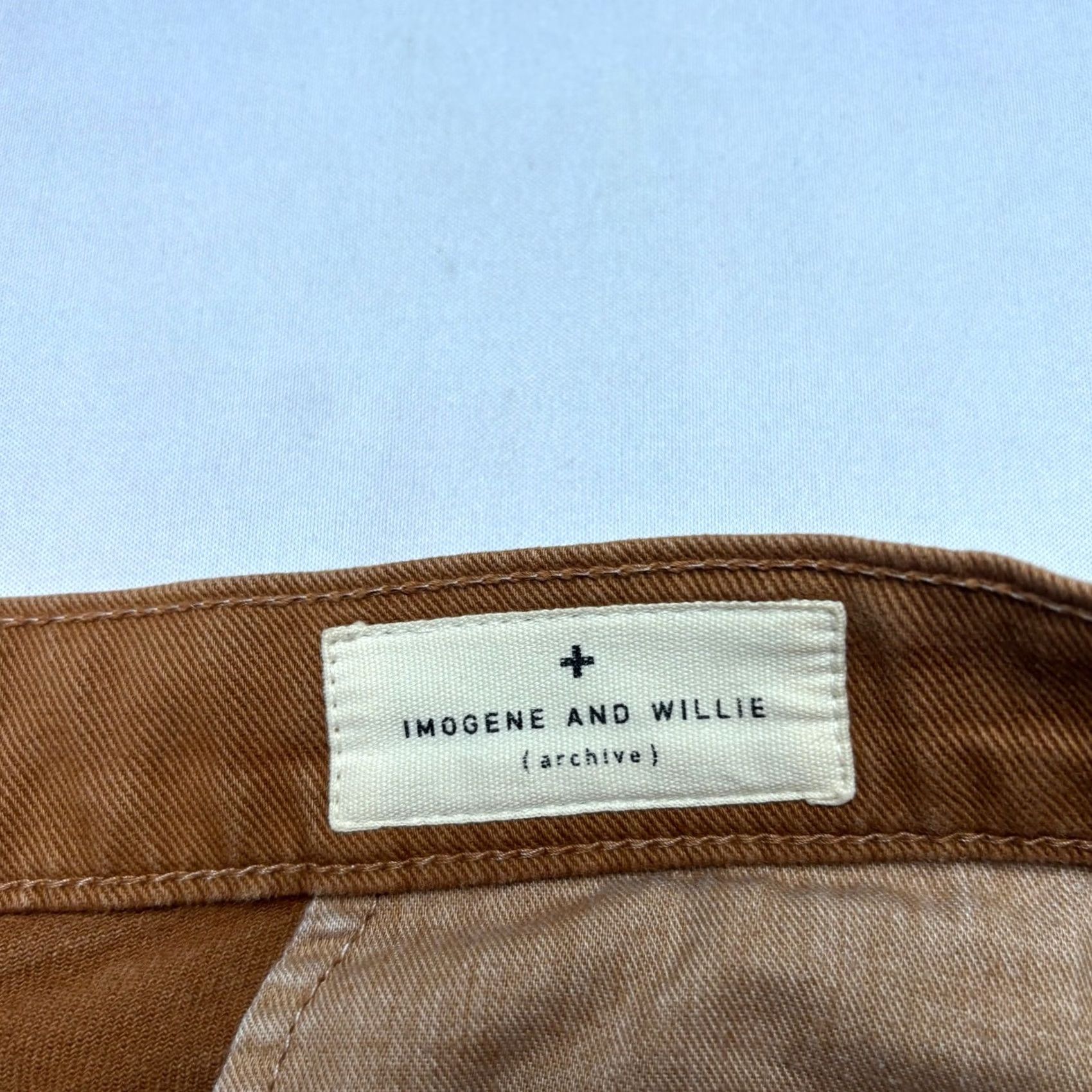 Imogene + Willie VINTAGE Imogene and Willie Archive Olivia Pants Womens 30x28.5 Button Fly Brown Chino Preowned Size 30" / US 8 / IT 44 - 4 Thumbnail