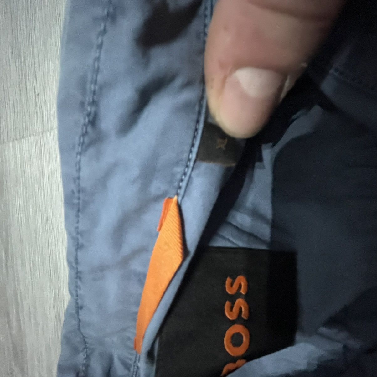 Hugo Boss Hugo Boss Orange Blue Overshirt Size US XL / EU 56 / 4 - 5 Thumbnail