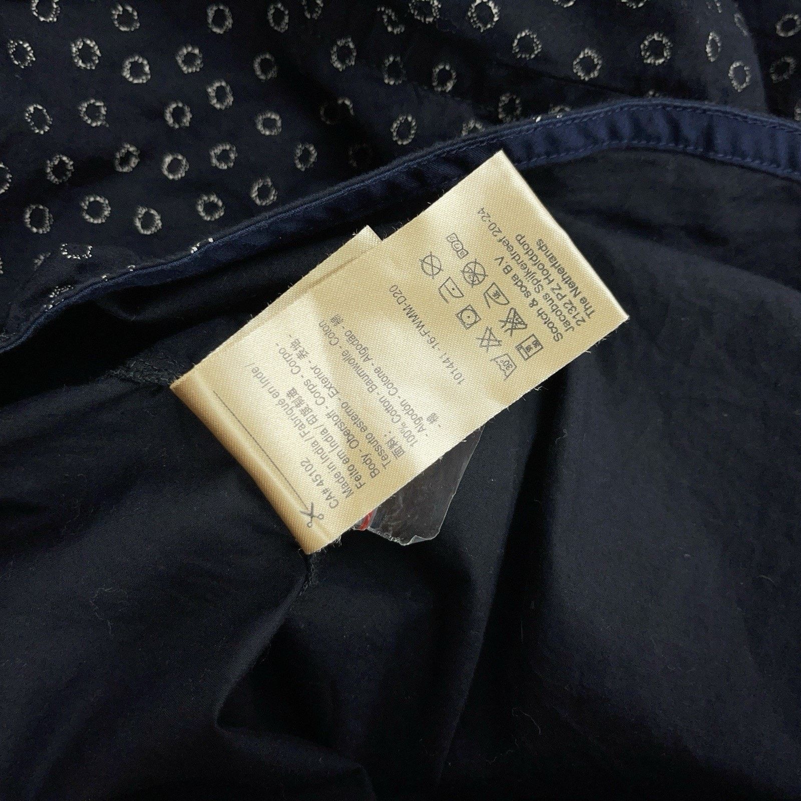 Scotch & Soda Scotch & Soda Original Classic Dotted Shirt Amsterdam Size US S / EU 44-46 / 1 - 11 Thumbnail