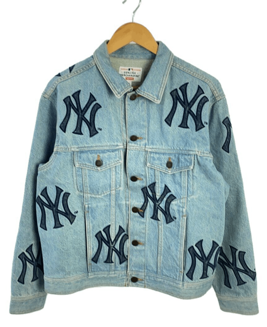 Supreme Supreme New York Yankees Denim Jacket Size US S / EU 44-46 / 1 - 1 Thumbnail