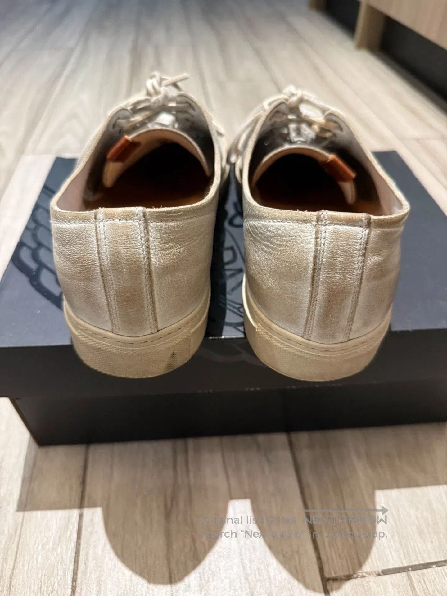 Buttero BUTTERO White Leather Casual Shoes. Size US 8.5 / EU 41-42 - 2 Thumbnail