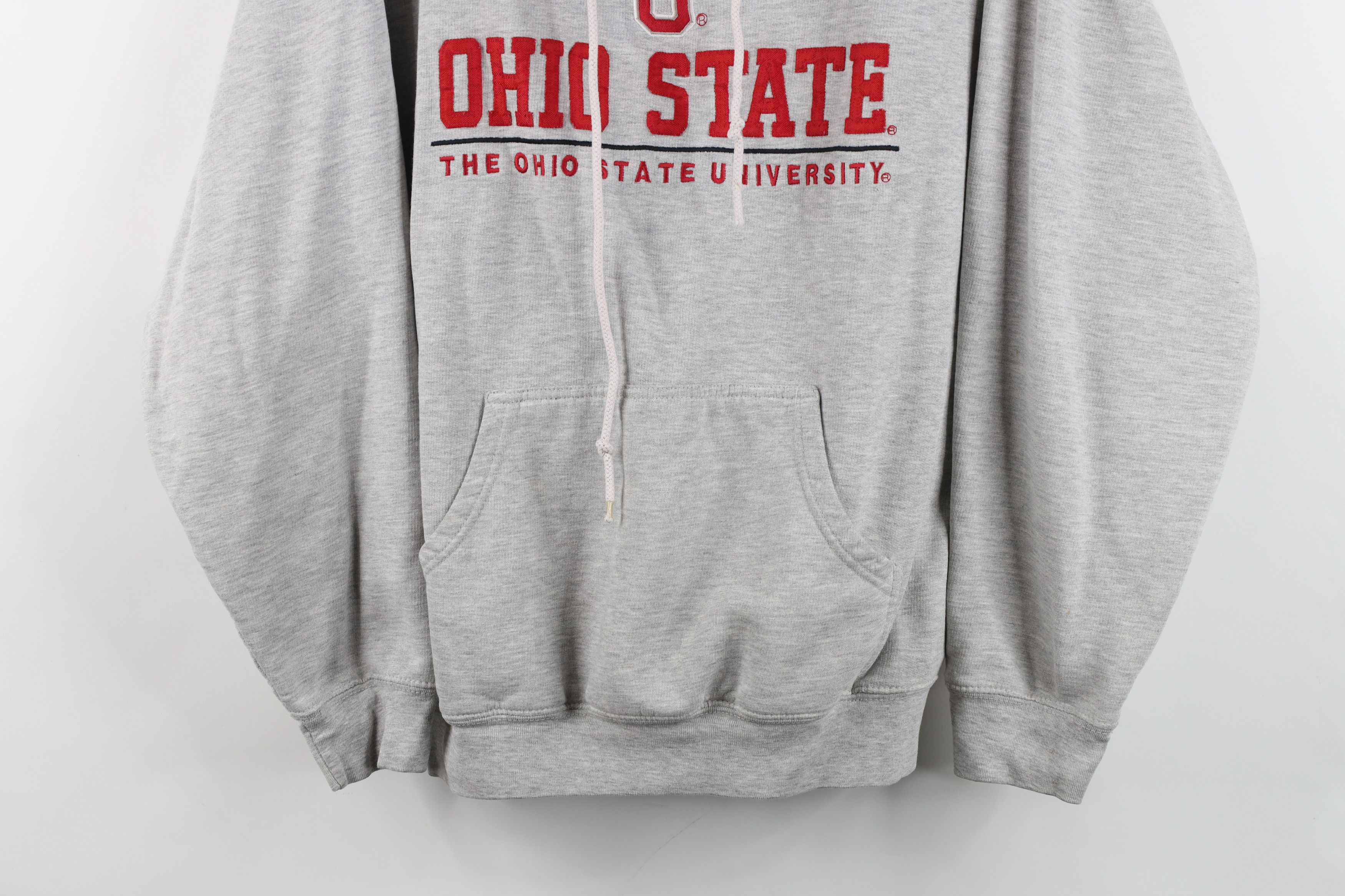 Vintage Vintage 90s Ohio State University Hoodie Sweatshirt Gray Size US M / EU 48-50 / 2 - 3 Thumbnail