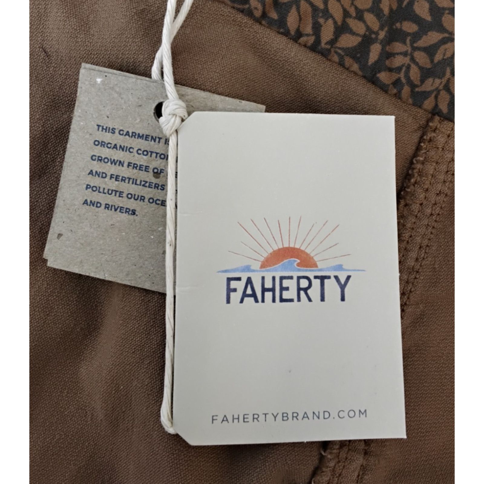Faherty Faherty Michelle Dress Women S Brown Corduroy Jacket NWT Size S / US 4 / IT 40 - 10 Thumbnail
