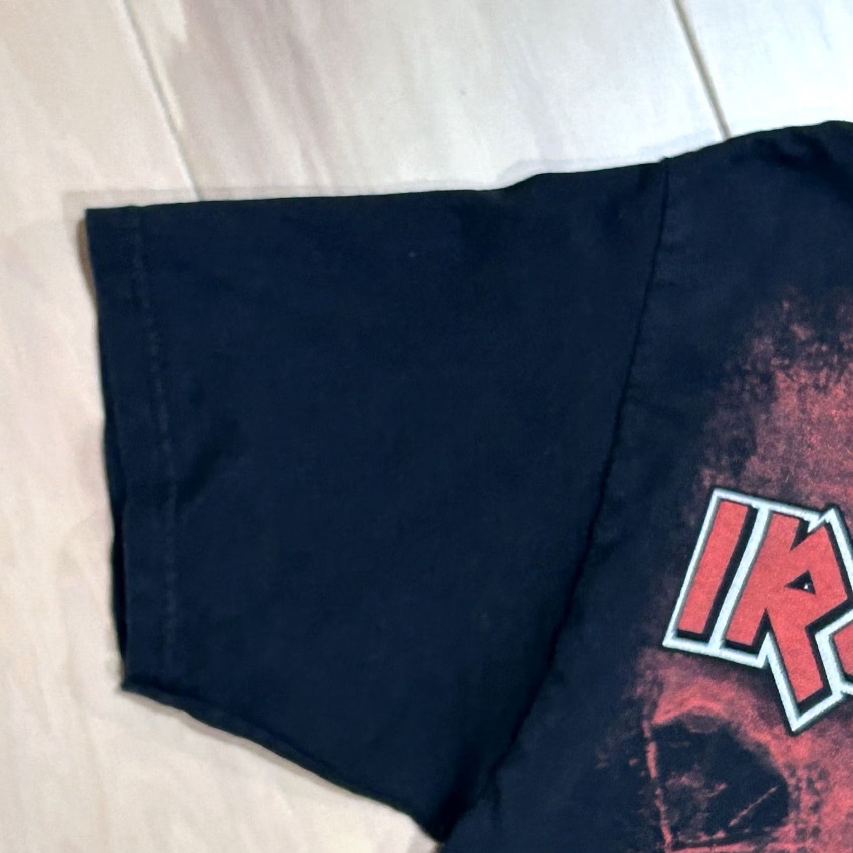 Vintage VINTAGE Iron Maiden Killers Tee Black T-Shirt Short Sleeve Size L Graphic Print Hanes Heavyweight Men Size US L / EU 52-54 / 3 - 3 Thumbnail
