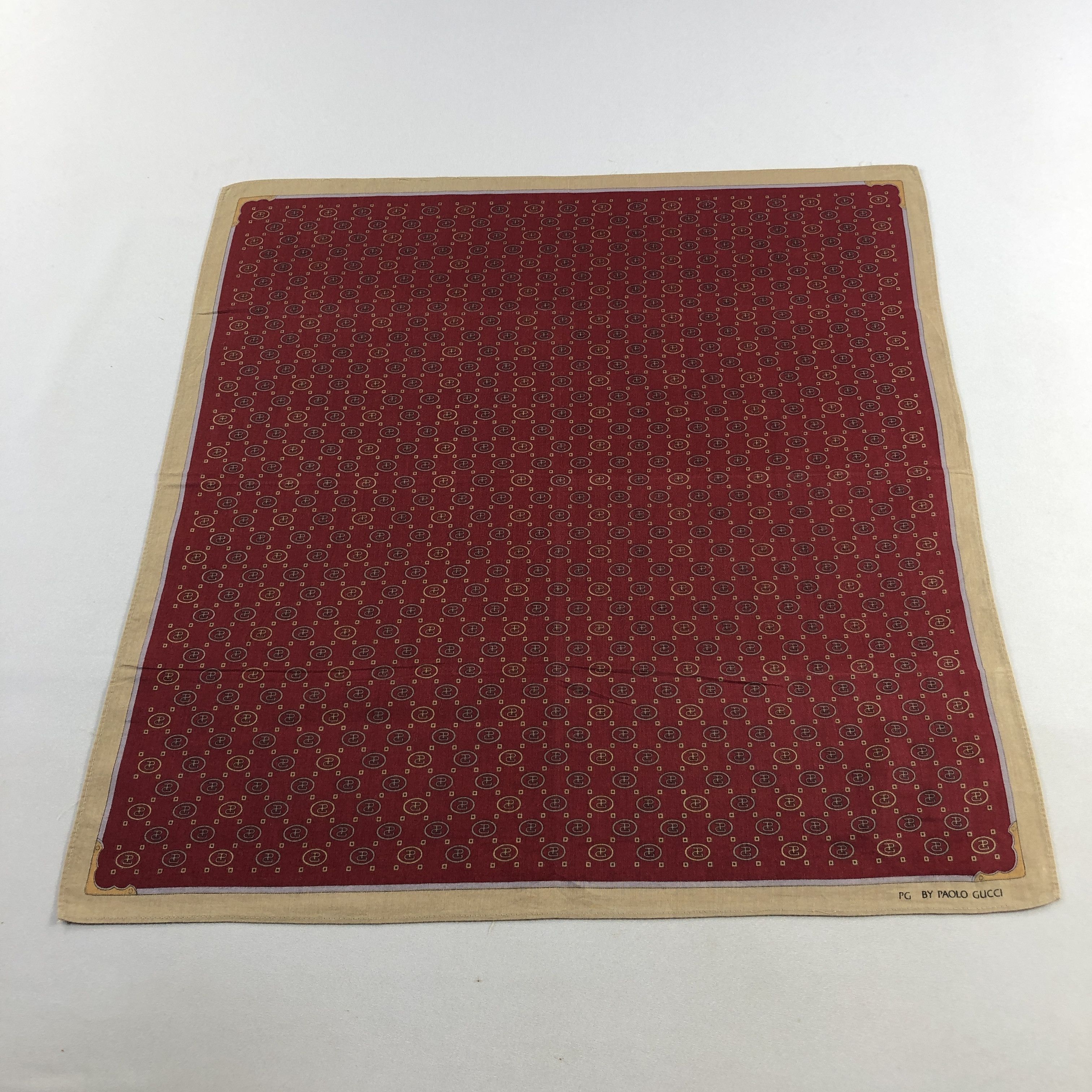 Paolo Gucci PG by Paolo Gucci Handkerchief Neckerchief Bandana H2564 Size ONE SIZE - 1 Thumbnail