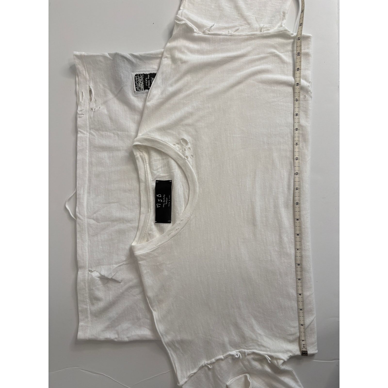 Other Oversized White LS T Shirt M Size US M / EU 48-50 / 2 - 9 Thumbnail