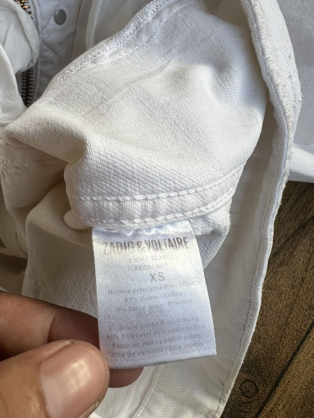 Zadig & Voltaire Zadig & voltaire trucker denim true white Size XS / US 0-2 / IT 36-38 - 8 Thumbnail