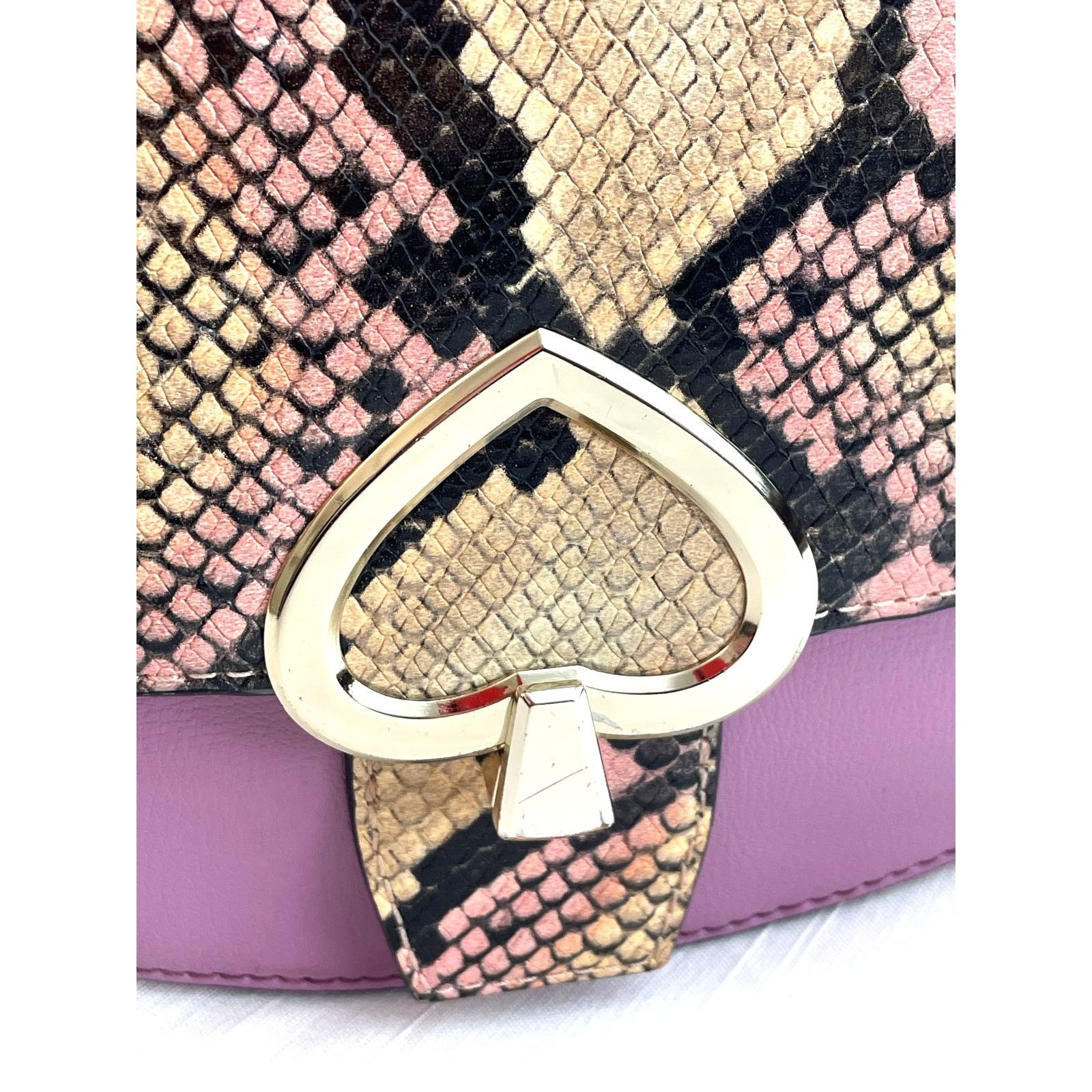Kate Spade Kate Spade Robyn Exotic Leather Saddle Bag Dust Bag EUC Size ONE SIZE - 4 Thumbnail