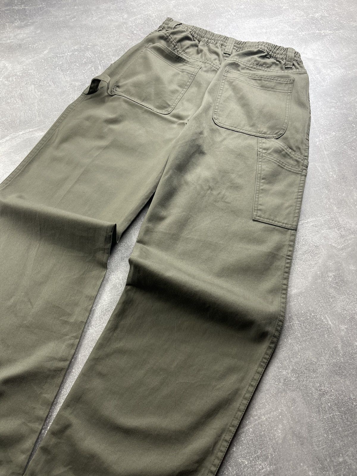 O'Neill Oneill Vintage 90s DeadStock Cargo Carpenter Khaki Pants Size US 31 - 3 Thumbnail