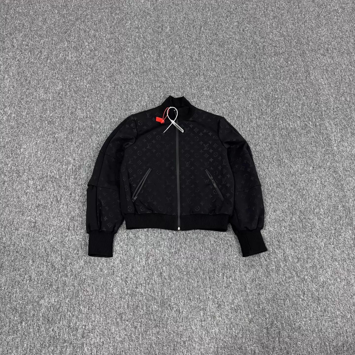 Louis Vuitton LV Black All-Over Monogram Jacket Size 38 Size S / US 4 / IT 40 - 1 Thumbnail