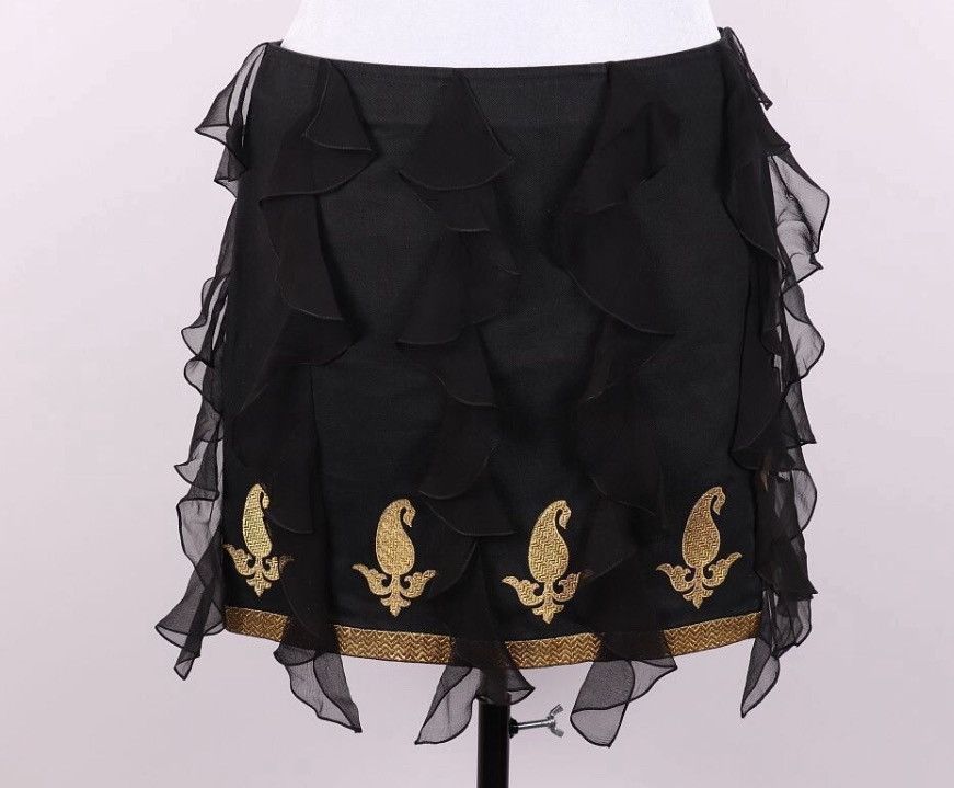 Dior Christian Dior Galliano FW 2002 Runway Silk Skirt Size 27" / US 4 / IT 40 - 2 Thumbnail