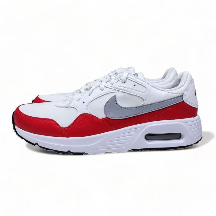 Nike NEW Nike Air Max SC Mens Size 14 Shoes White/University Red | Grailed