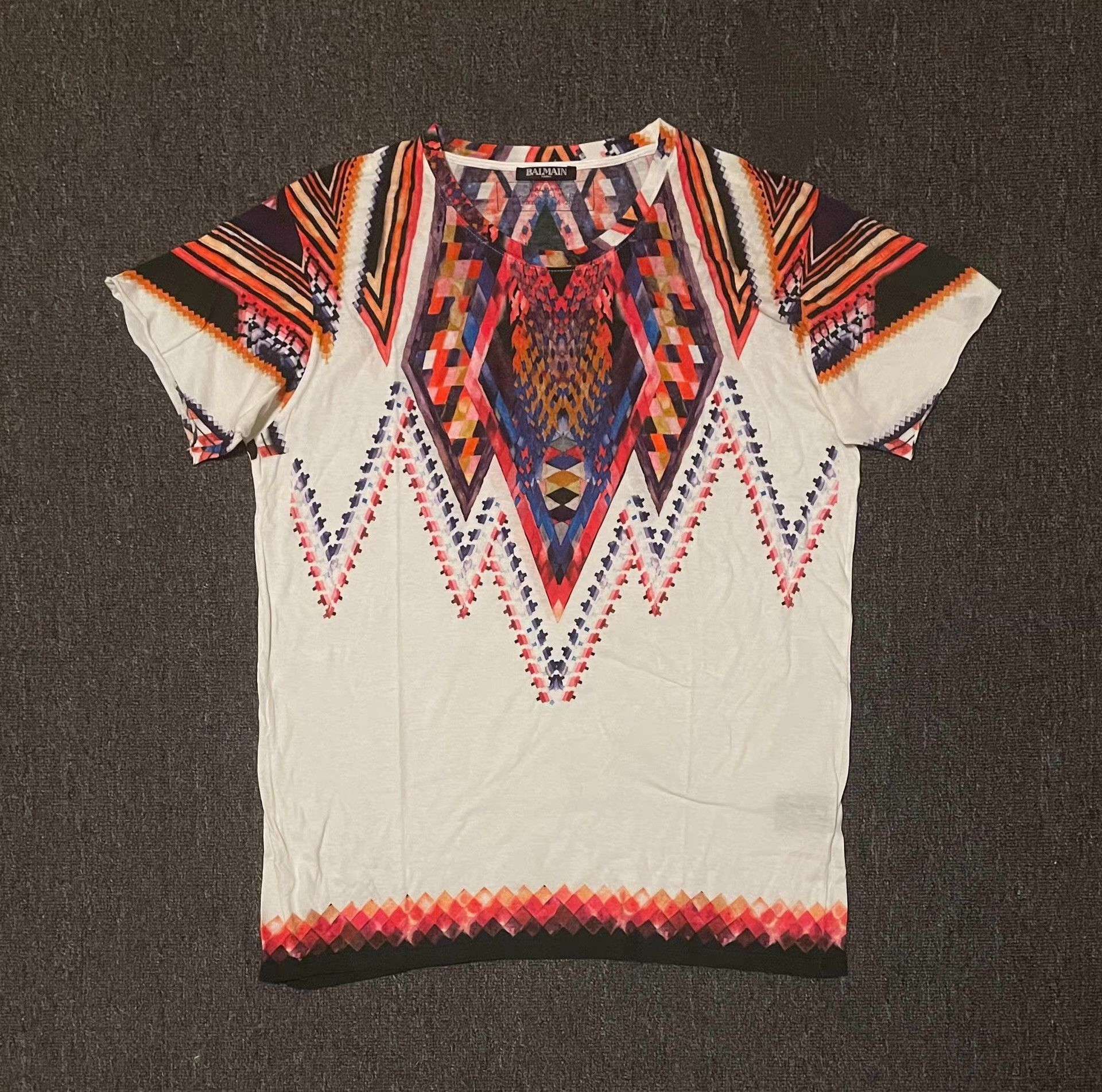 Balmain Balmain short-sleeve T-shirt. Q4 Size US M / EU 48-50 / 2 - 1 Thumbnail