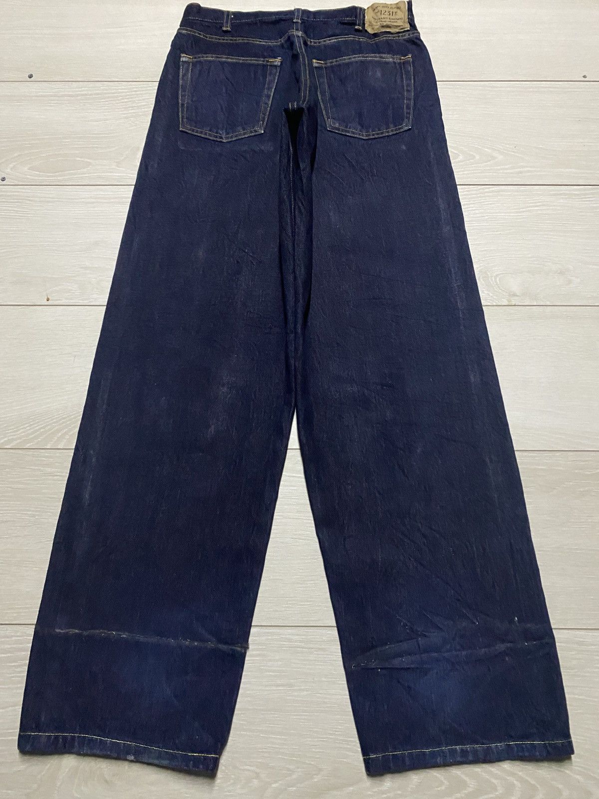 Big John Big john Universal Global Jeans Navy Blue Distressed Jeans Size US 28 / EU 44 - 2 Thumbnail