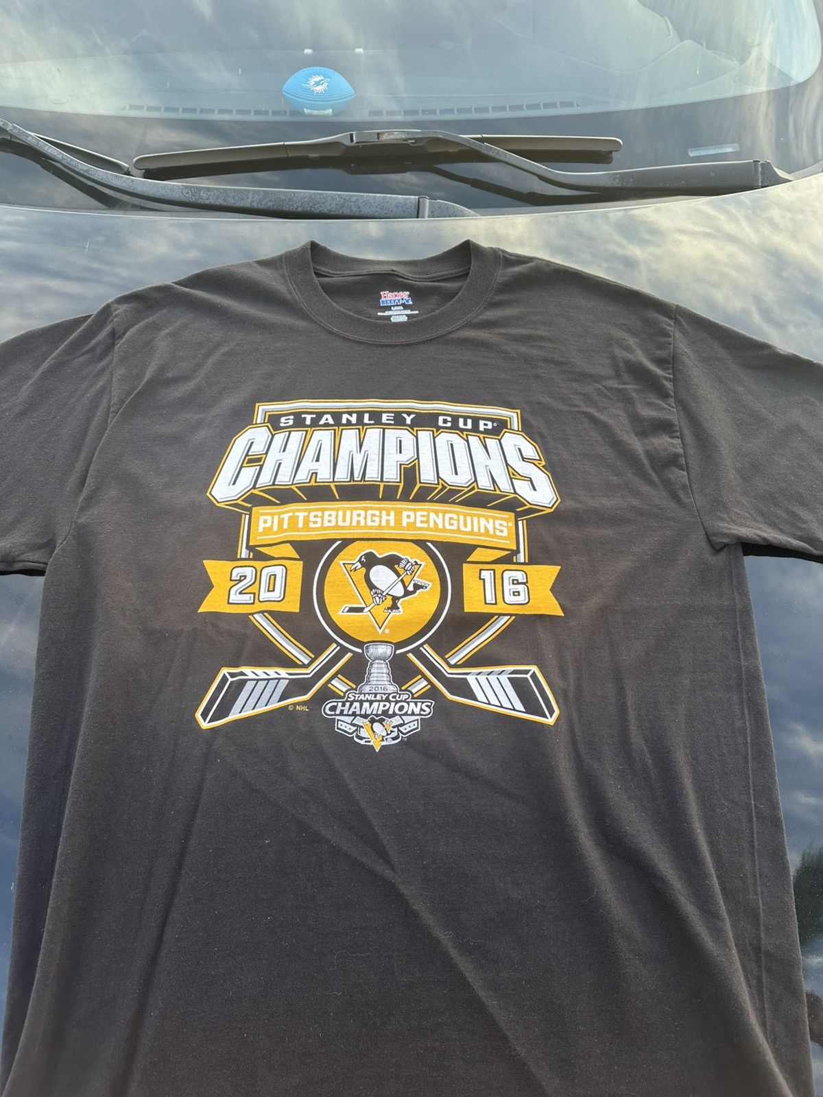 NHL × Vintage 2016 PITTSBURGH PENGUINS STANLEY CUP TEE Size US L / EU 52-54 / 3 - 1 Thumbnail