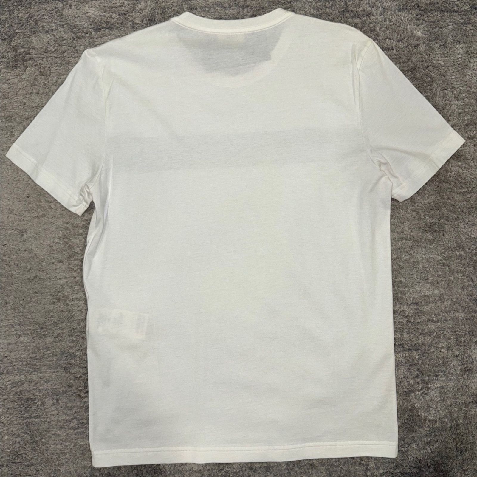Fendi Fendi White Black Striped Sleeve Cotton T-Shirt Large L Size US L / EU 52-54 / 3 - 9 Thumbnail