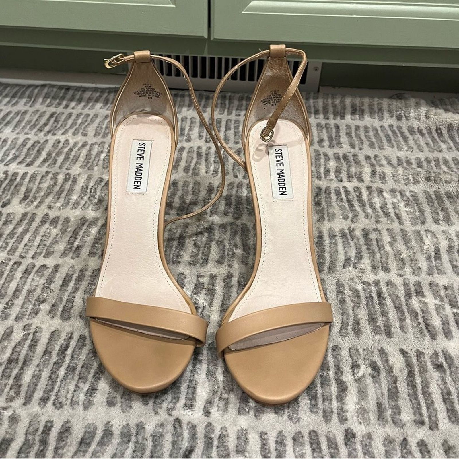 Steve Madden Steve Madden Stacy Stiletto High Heels Leather Nude 9.5 M Size US 9.5 / IT 39.5 - 1 Thumbnail
