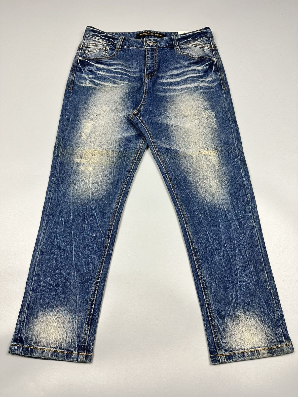 If Six Was Nine Britpop Crux London British Whiskered Denim Size US 32 / EU 48 - 3 Thumbnail