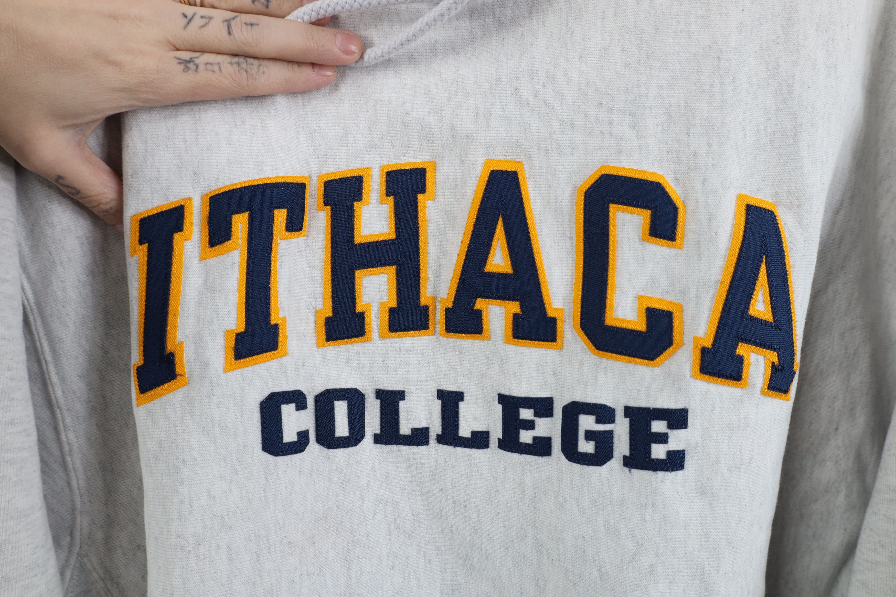 Champion Vintage 90s Champion Reverse Weave Hoodie Sweatshirt Gray Size US XL / EU 56 / 4 - 6 Thumbnail