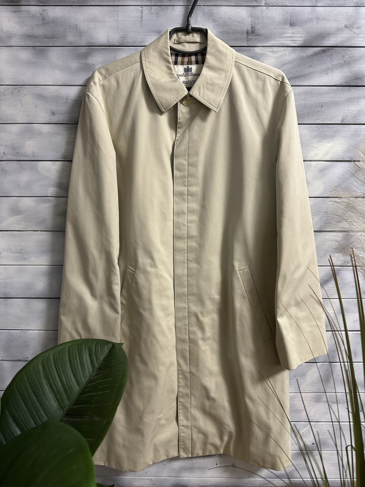 Aquascutum Rare Luxury Coat Aquascutum Vintage Nova Check Size US L / EU 52-54 / 3 - 2 Thumbnail