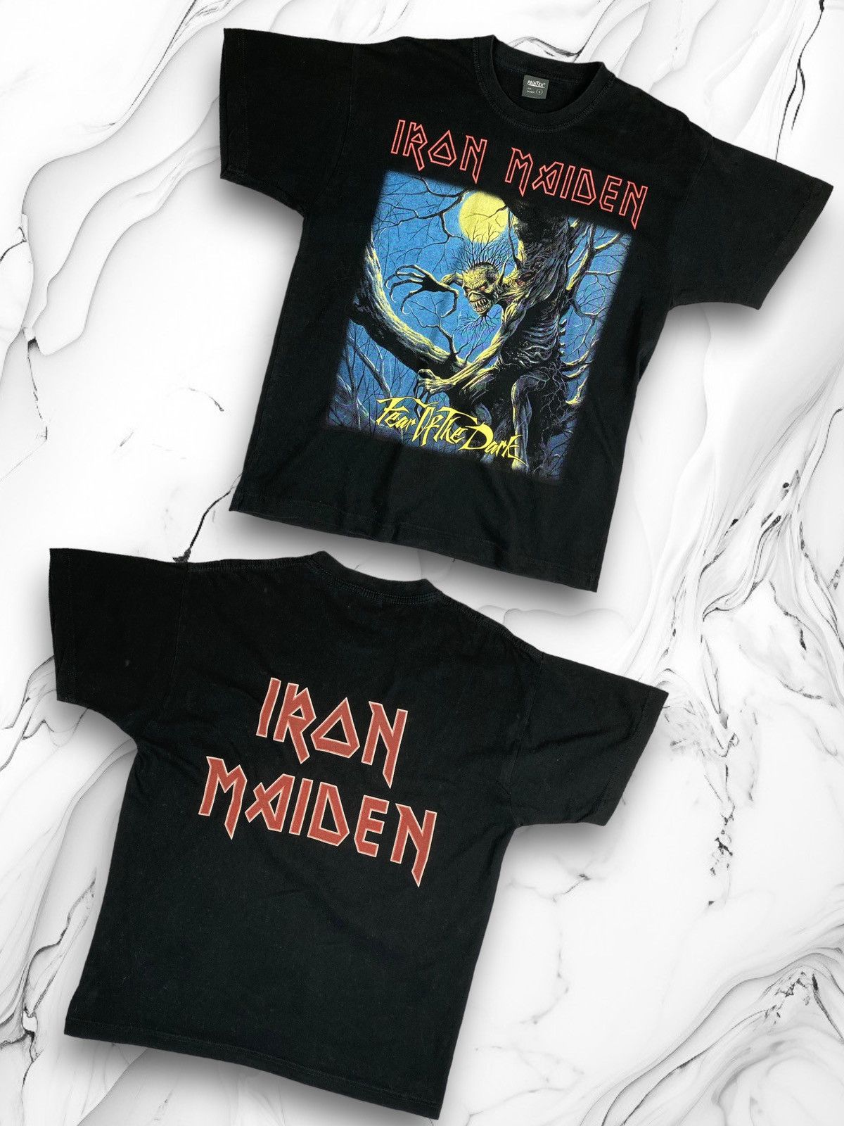 Band Tees × Iron Maiden × Vintage Vintage Y2K Iron Maiden T Shirt Tee Size S Size US S / EU 44-46 / 1 - 1 Thumbnail