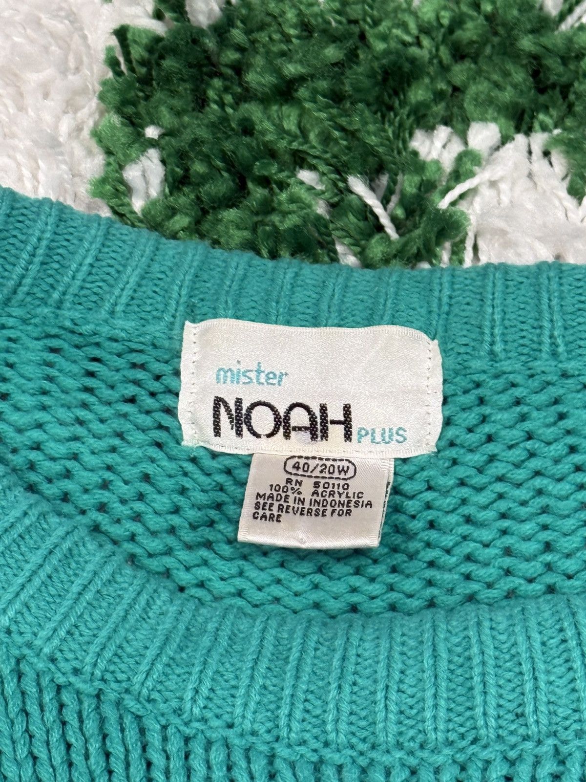 Vintage Vintage Cable Knit Noah Sweater Embroidered Sport Club 2000 Size XXL / US 16-18 / IT 52-54 - 5 Thumbnail