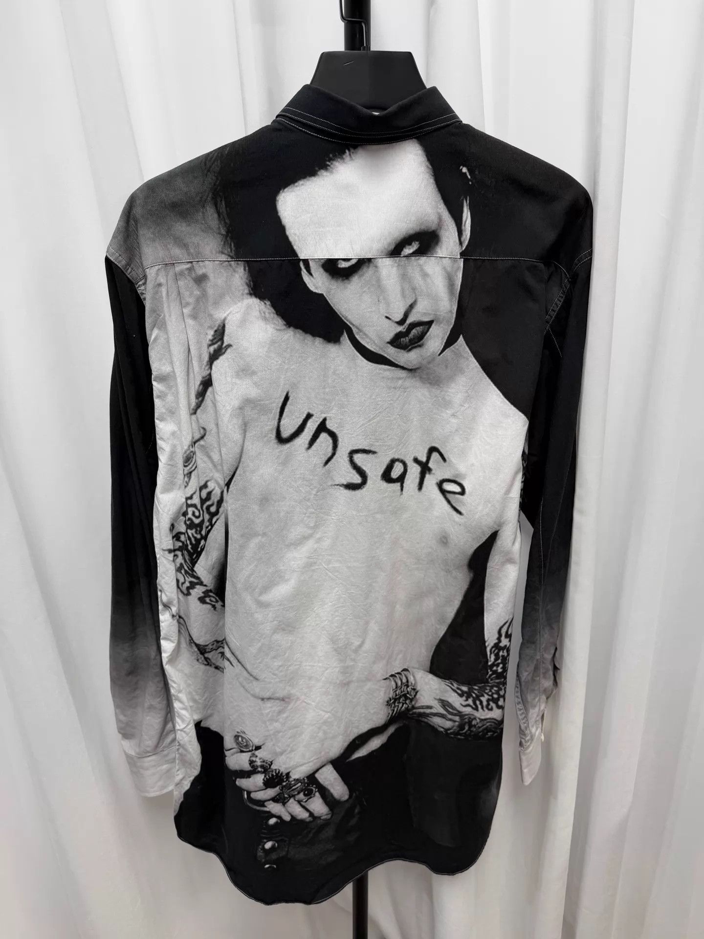 Vetements Vetements Manson Portrait Print Shirt Size US S / EU 44-46 / 1 - 3 Thumbnail