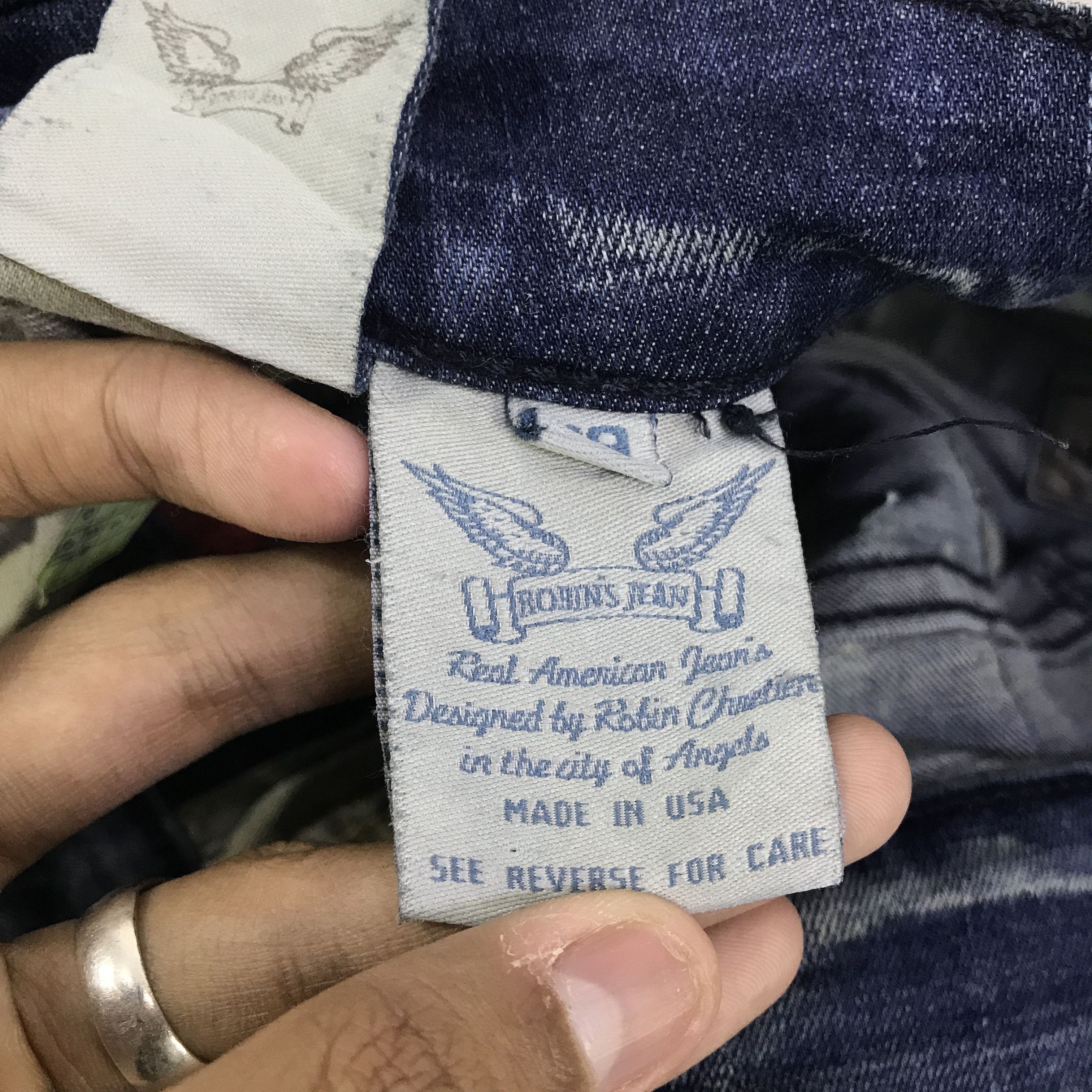 Robins Jeans Vintage Robins Jeans bikers style skinny pants K129B12 Size US 30 / EU 46 - 19 Thumbnail