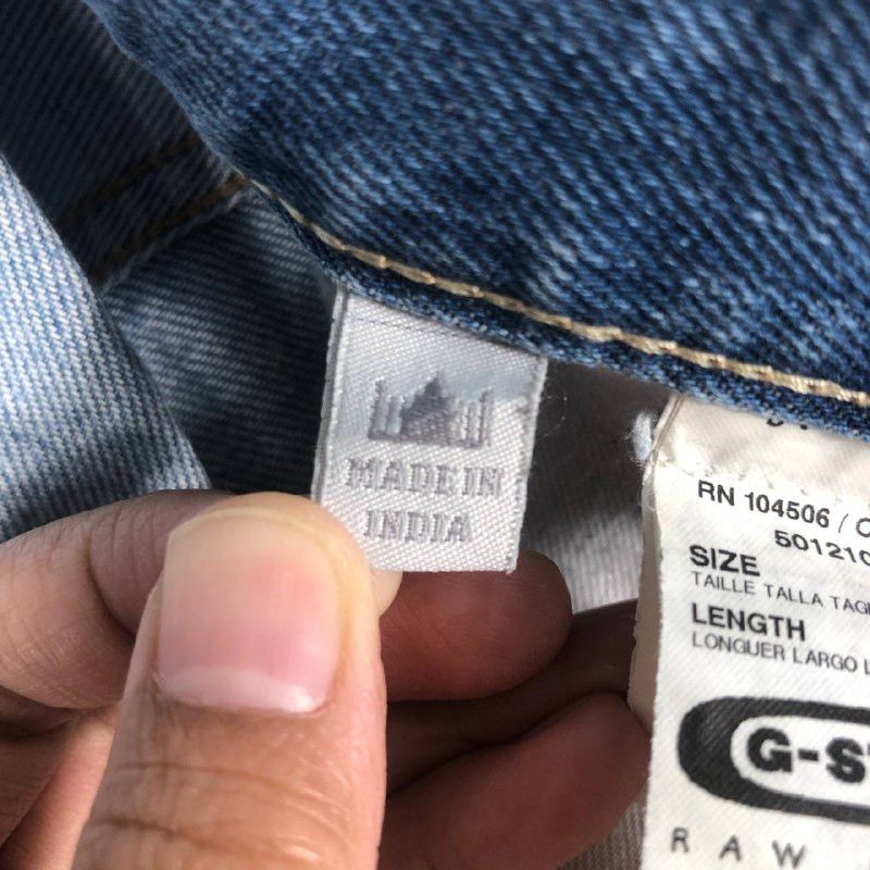 G-Star Vintage G-Star Raw 3301 Denim Jeans Size US 31 - 12 Thumbnail