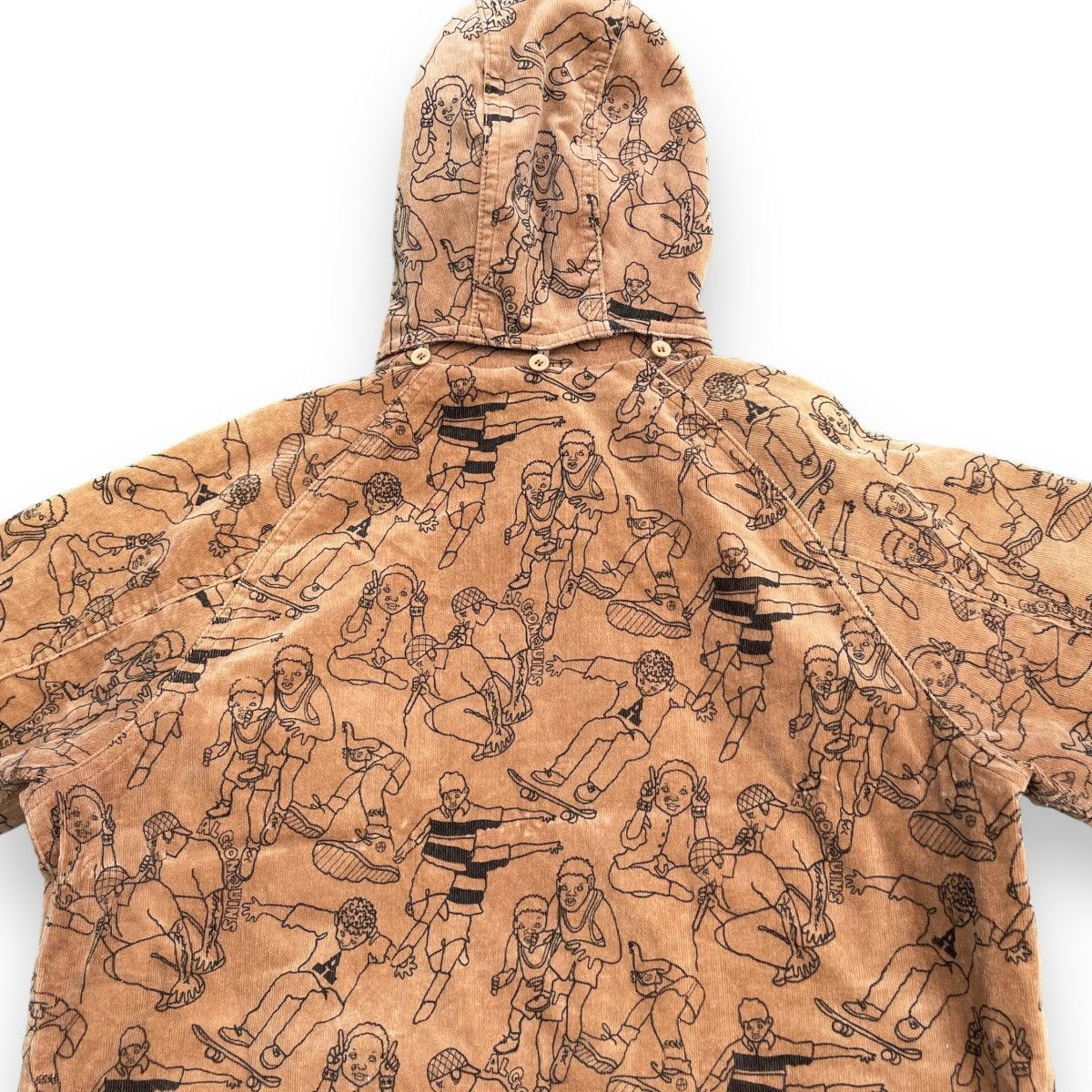 Hysteric Glamour 🇯🇵 ALGONQUINS CORDUROY FULL PRINT PUNK SKATE JACKET Size US M / EU 48-50 / 2 - 11 Thumbnail
