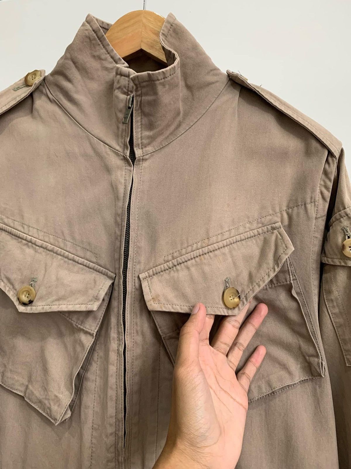 Gucci 🔥GUCCI ITALY MILITARY 4 POCKETS JACKETS Size US M / EU 48-50 / 2 - 2 Thumbnail