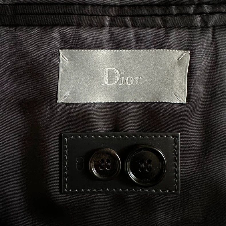 Dior Dior Golden thread little bee sleeve-labeled wool suit 2504 Size 46R - 6 Thumbnail